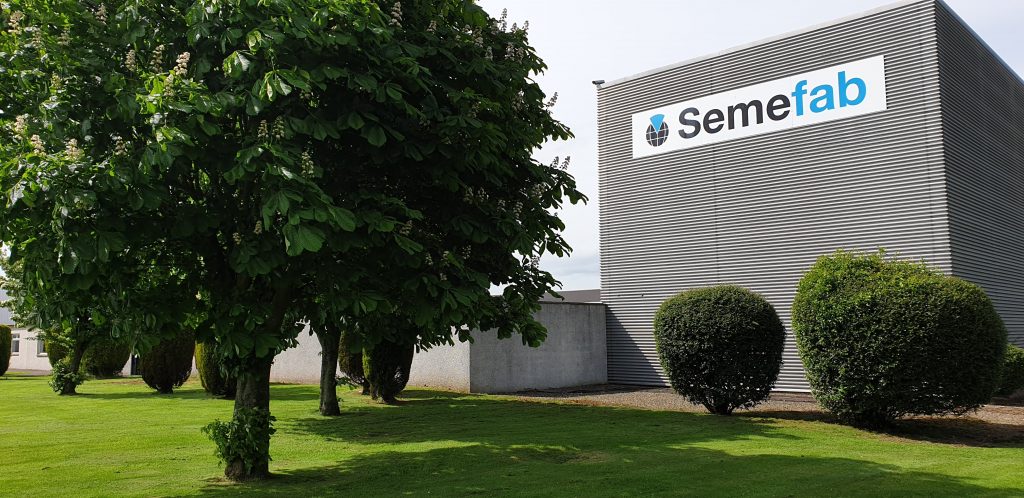 Semefab in Glenrothes, situated across from Itek House